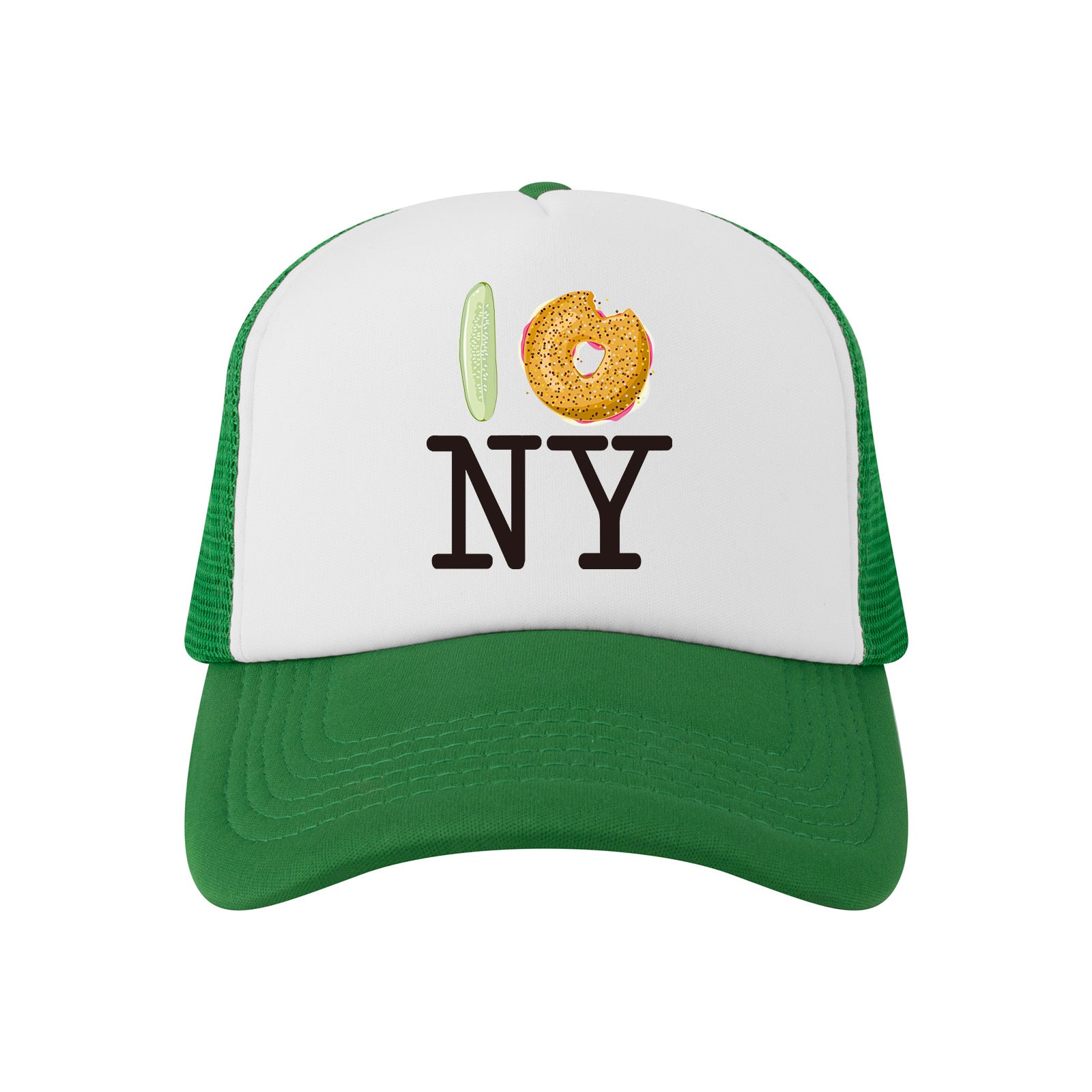 Pickle Bagel NY Kids Trucker Hat