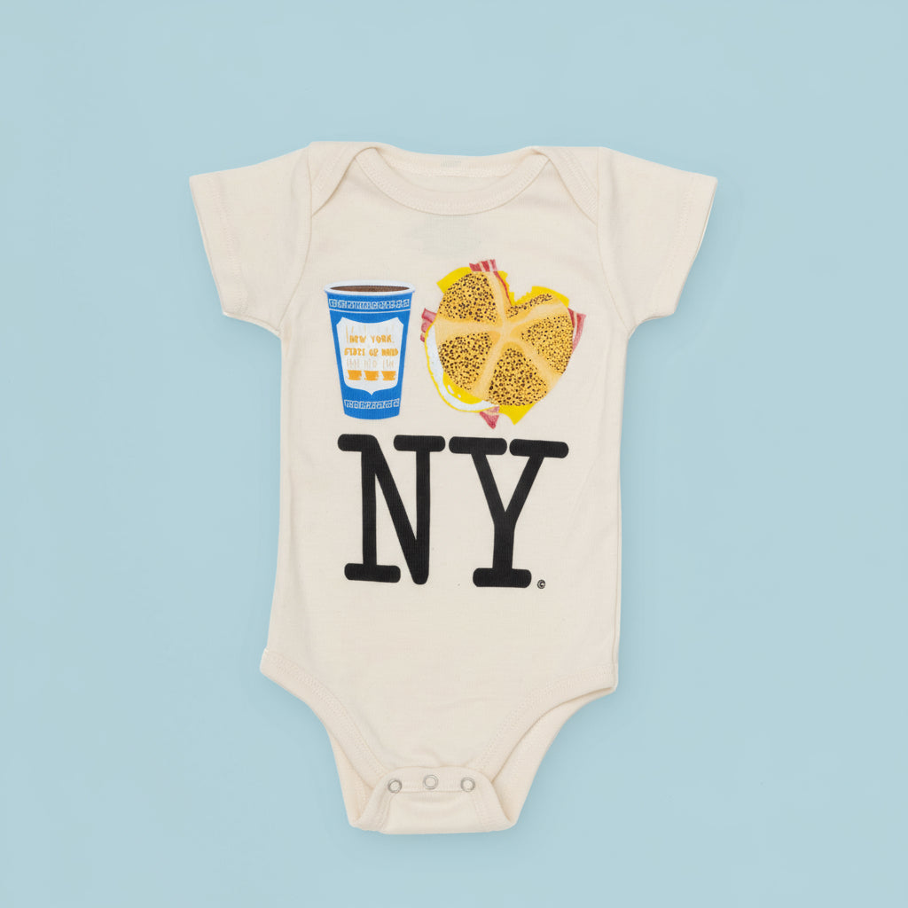 Coffee Bacon Egg and Cheese NY Onesie – PiccoliNY