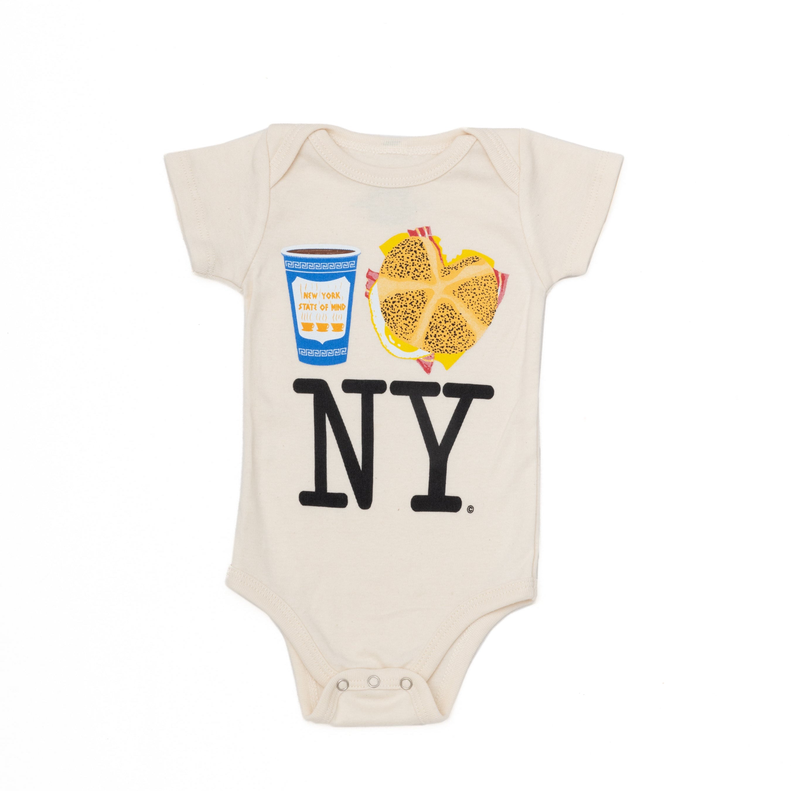Coffee Bacon Egg and Cheese NY Onesie