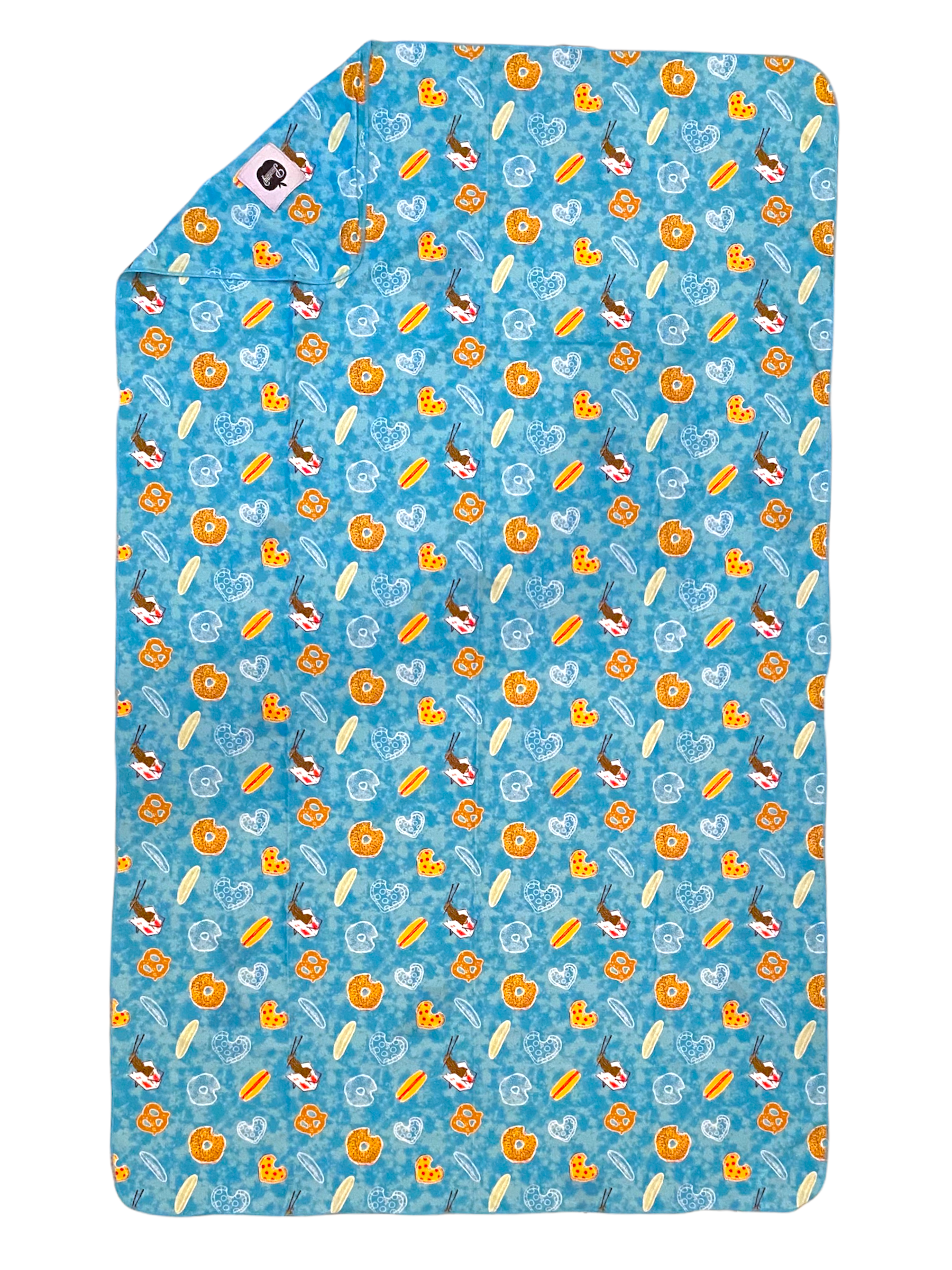 UPF 50+ Hooded Towel - Aqua