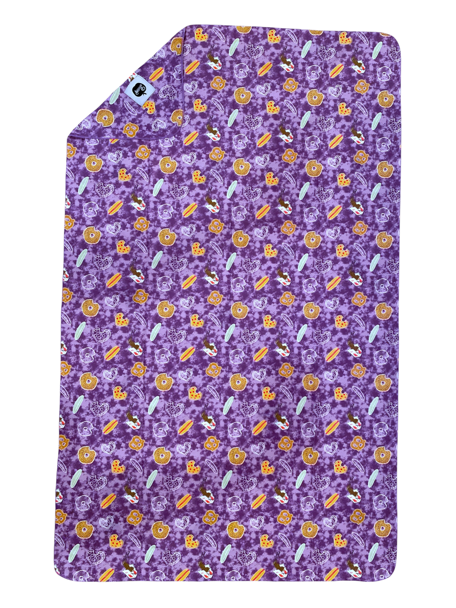 UPF 50+ Hooded Towel - Purple