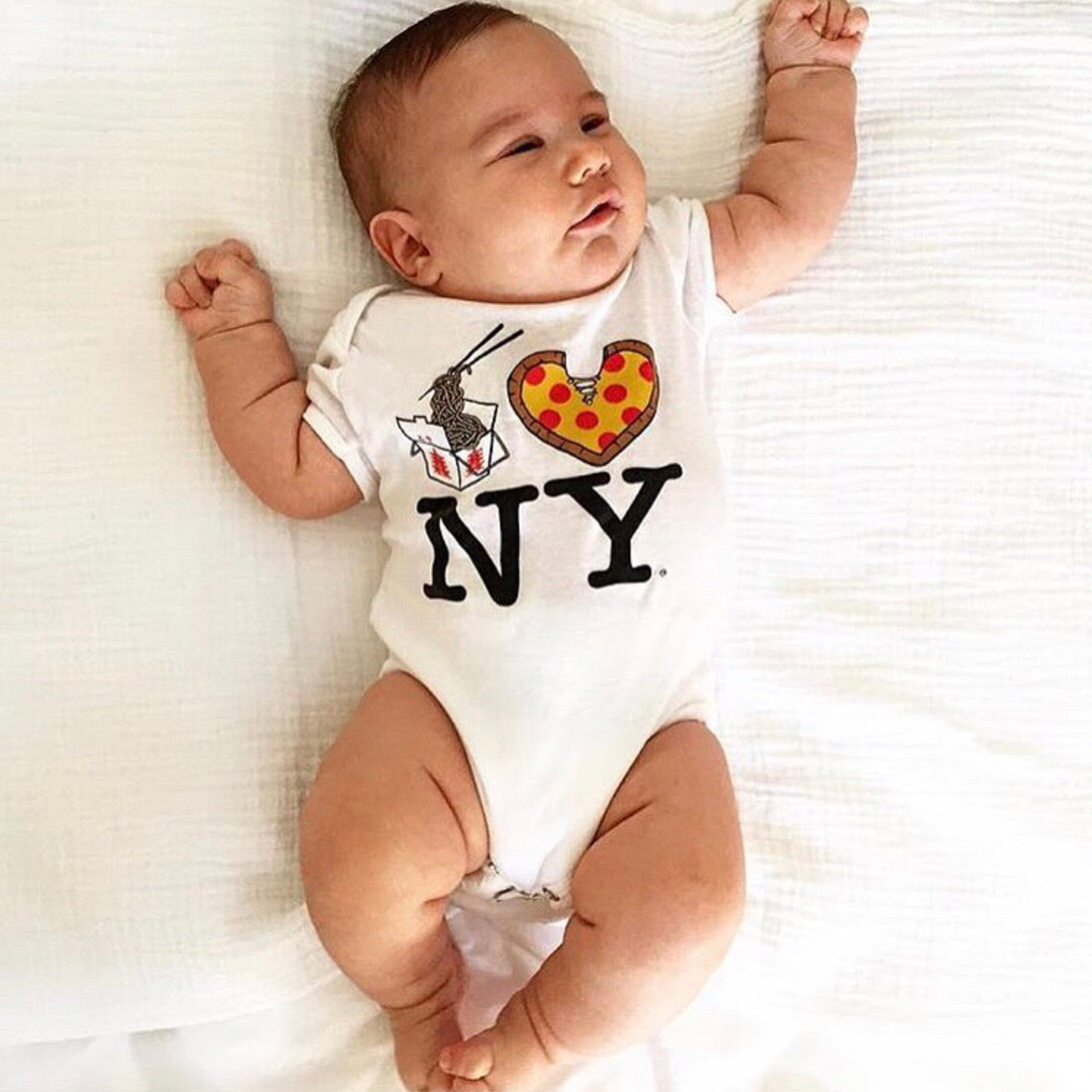 Lo Mein Pizza NY Onesie
