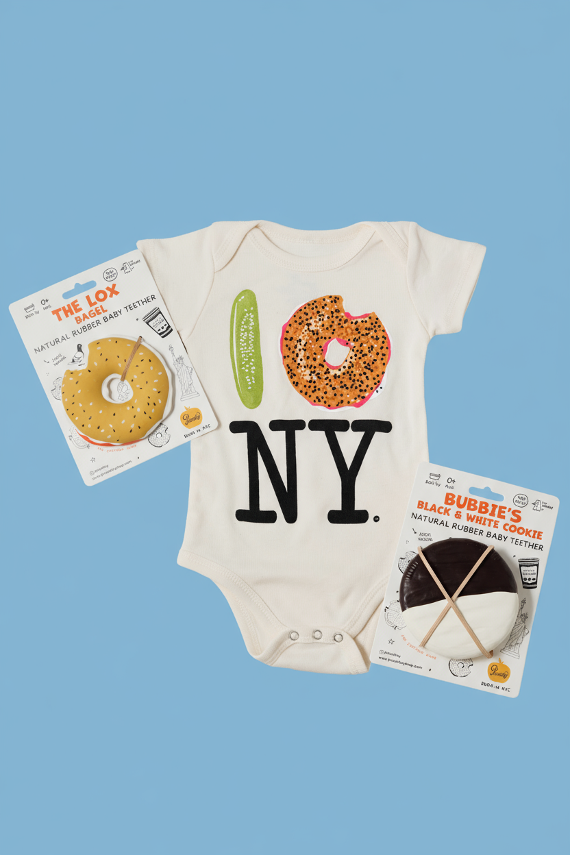 Baby’s First Bite of the Big Apple Gift Set