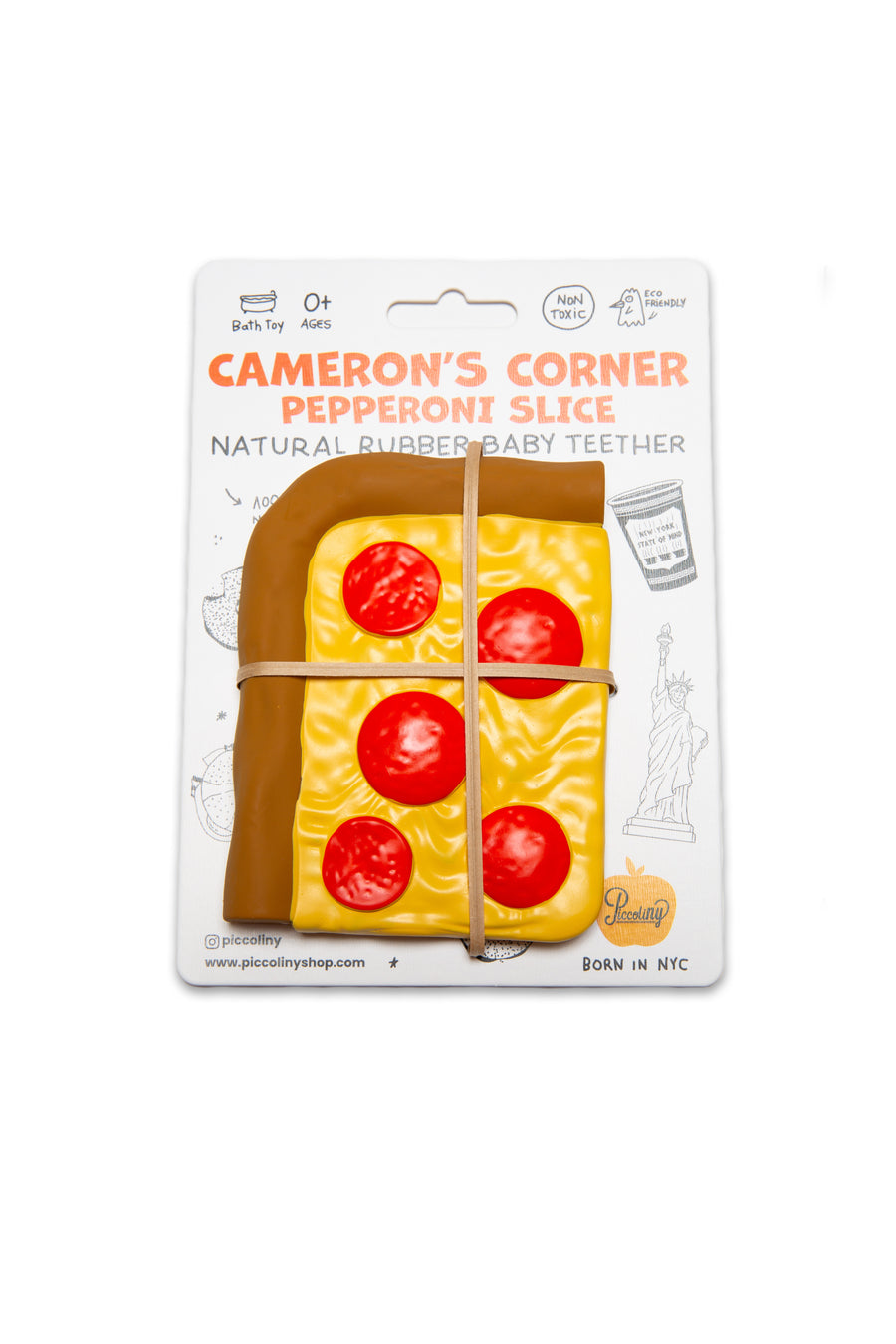 Cameron’s Corner Pepperoni Pizza Slice Teether