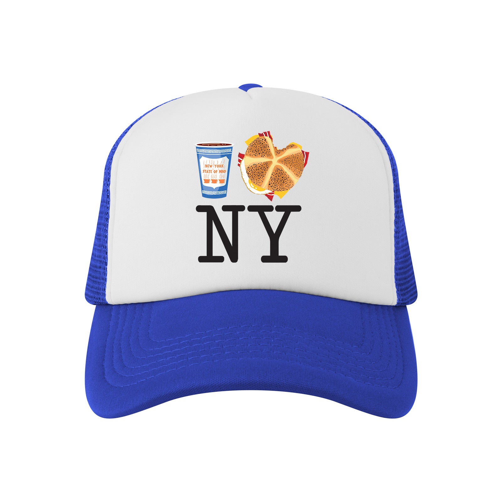 Coffee Bacon Egg and Cheese NY Kids Trucker Hat