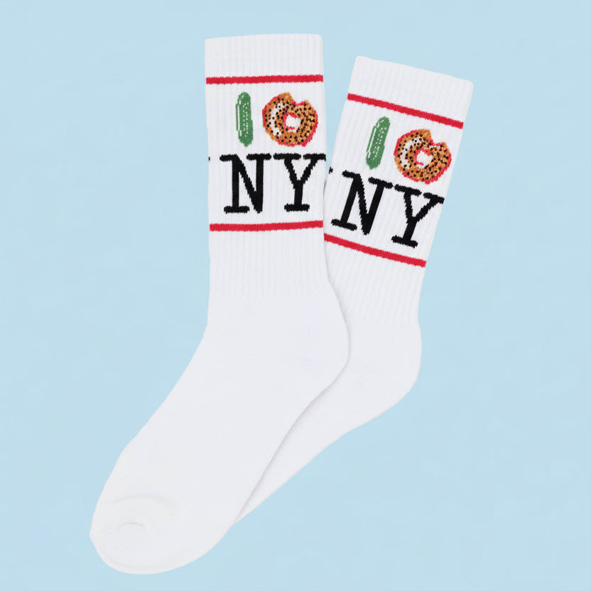 Pickle Bagel NY  Sock