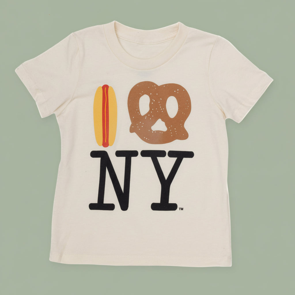Hot Dog Pretzel NY Tee