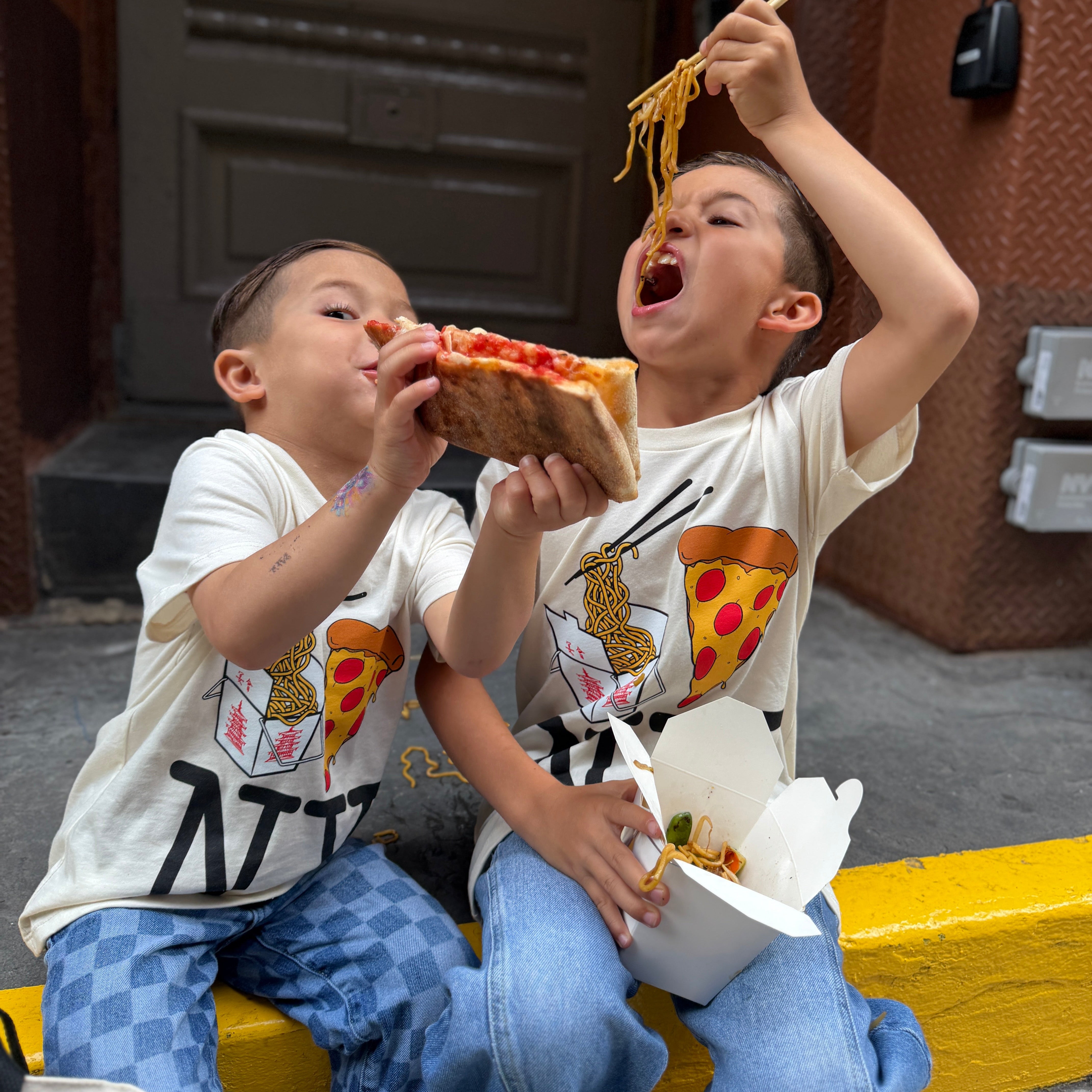 Lo Mein Pizza NY Tee