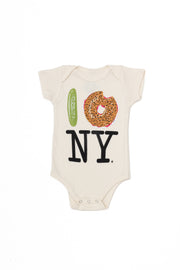 Pickle Bagel NY Onesie