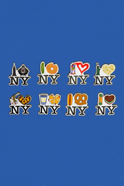 NY NY Pin Set
