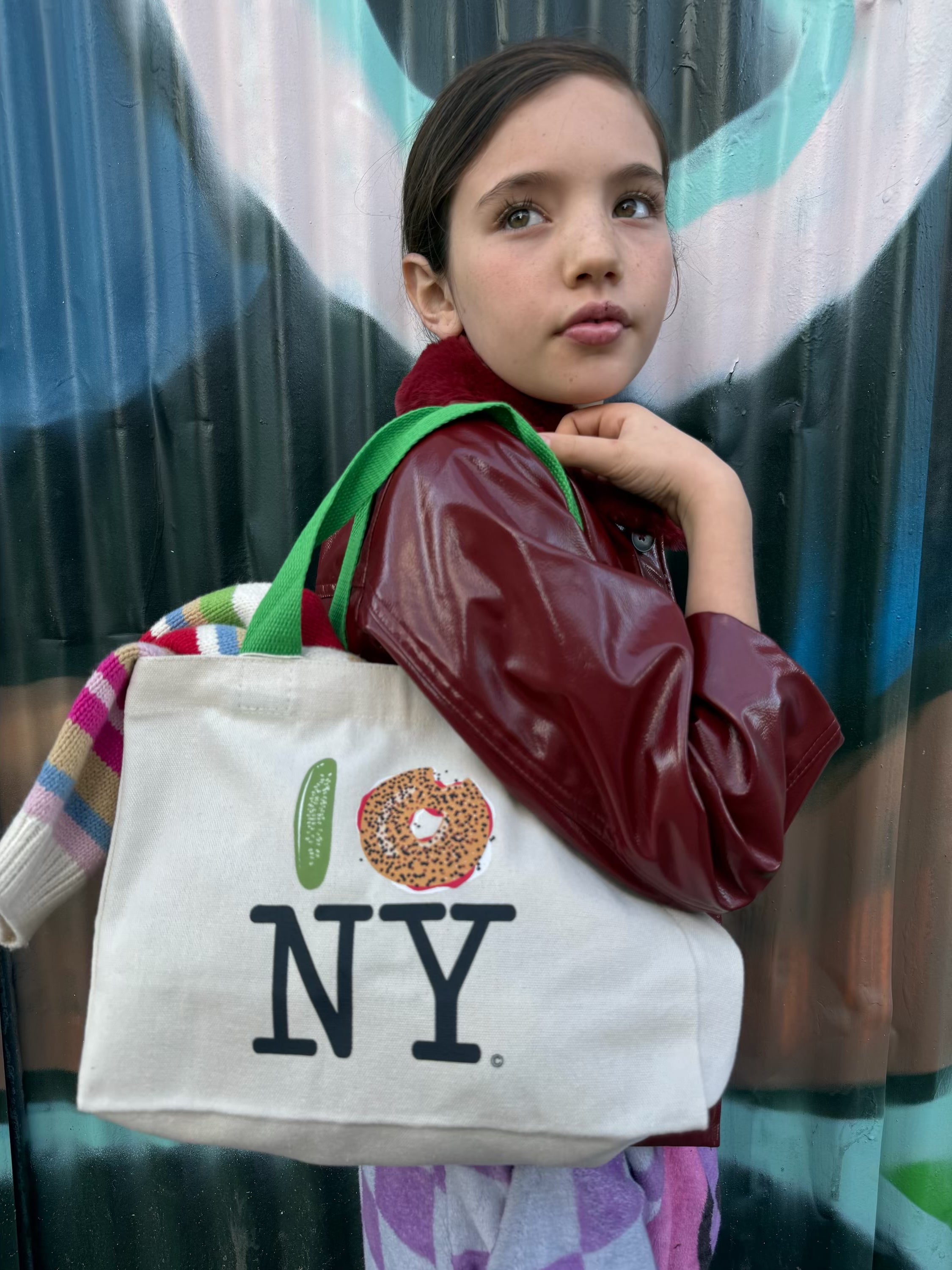 Pickle Bagel NY  Mini Tote