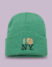 Pickle Bagel NY Knit Beanie - Green