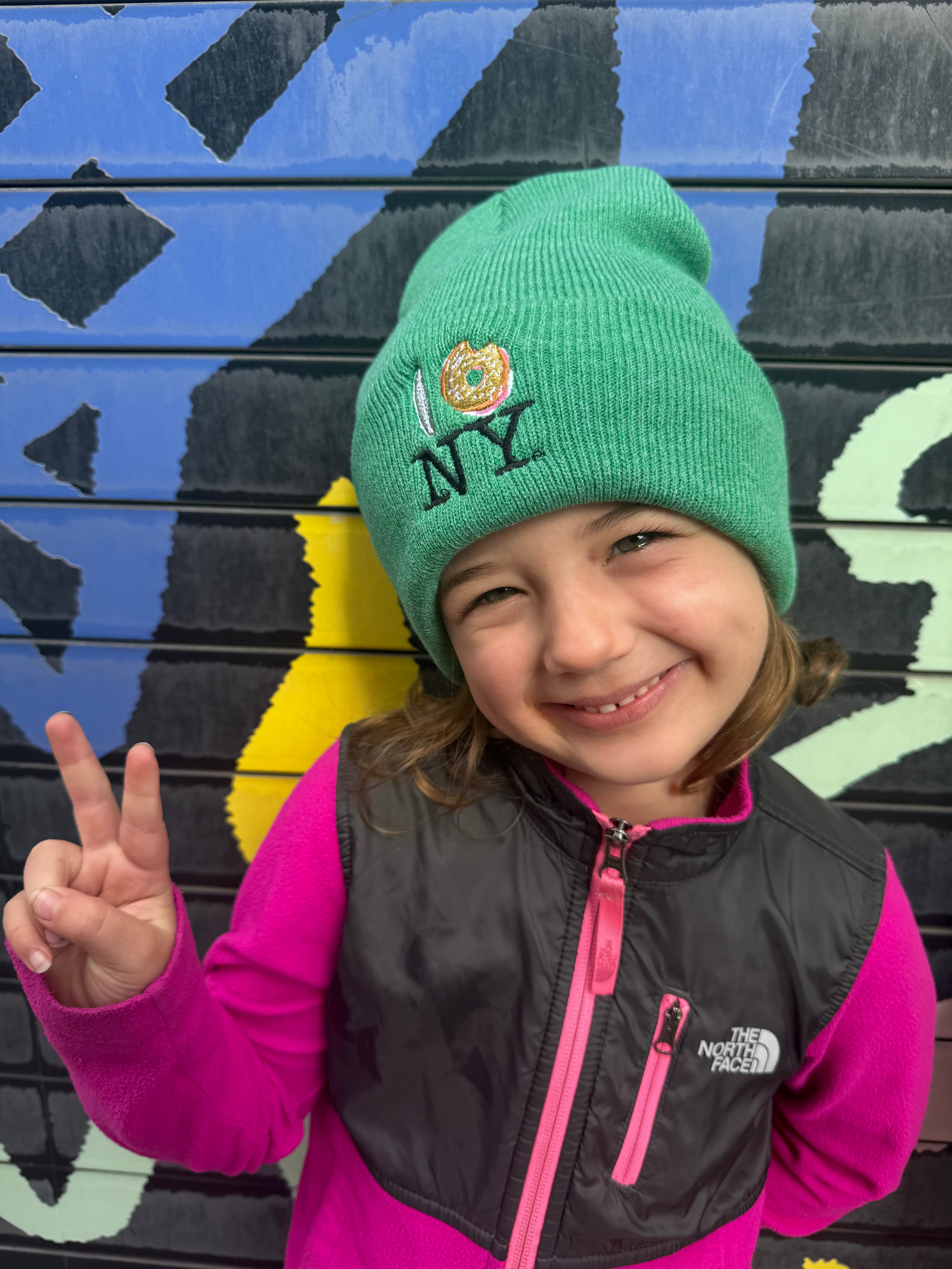 Pickle Bagel NY Knit Beanie - Green