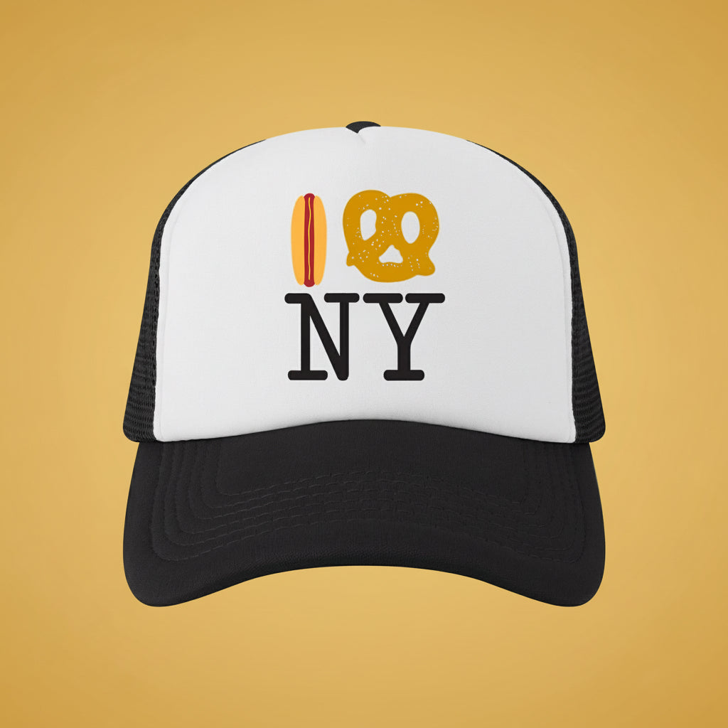 Hot Dog Pretzel NY Kids Trucker Hat
