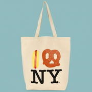 Hot Dog Pretzel NY Large Tote