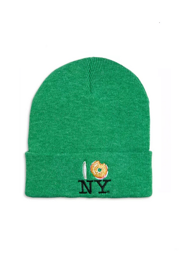 Pickle Bagel NY Knit Beanie - Green