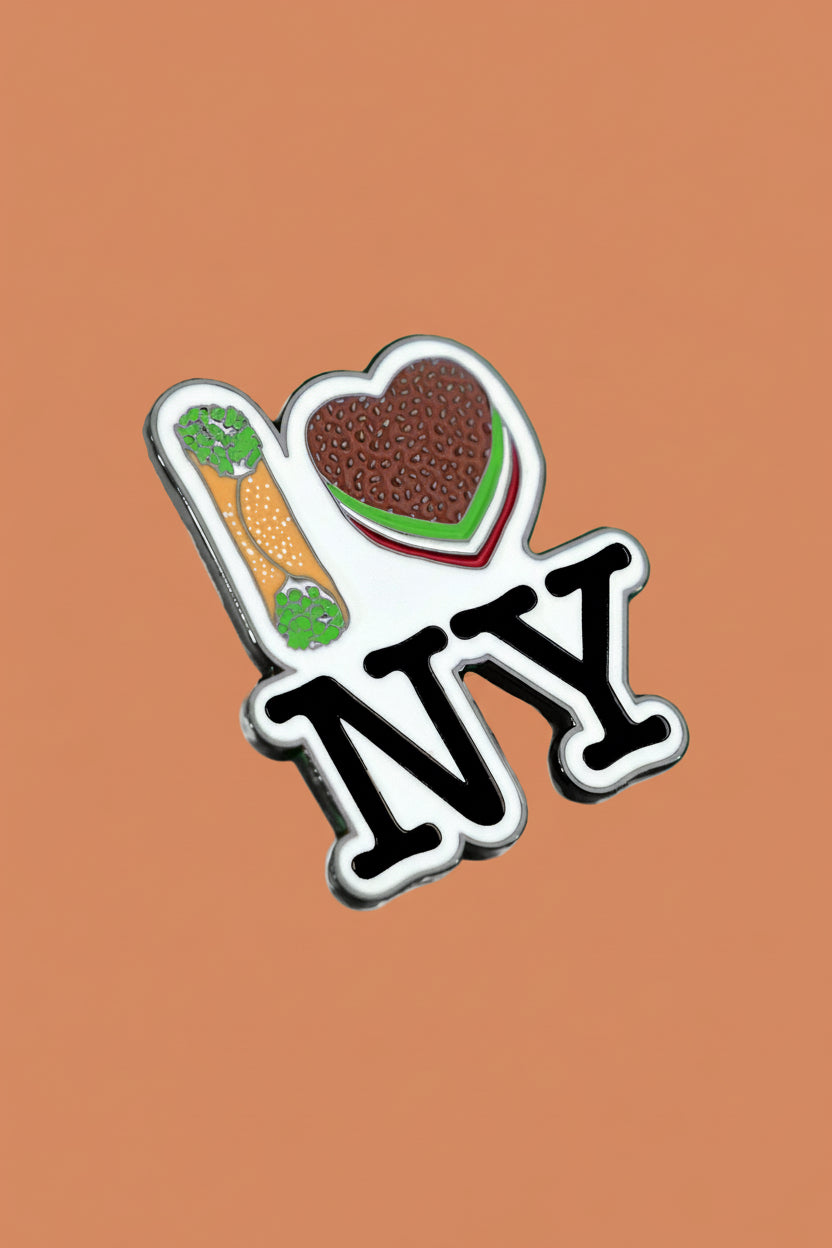 Cannoli Rainbow Cookie New York Enamel Pin