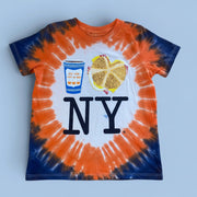 Knickerbocker Pride Tie Dye Coffee Bacon Egg & Cheese NY Tee