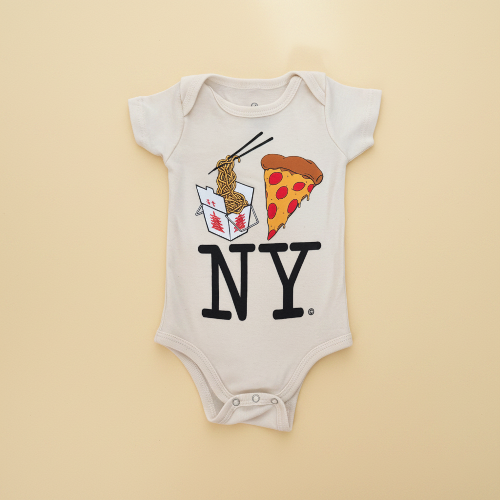 Lo Mein Pizza NY Onesie