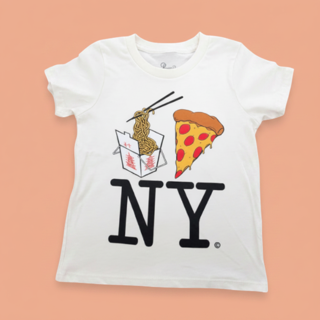 Lo Mein Pizza NY Tee