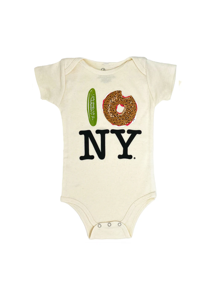 Pickle Bagel NY Onesie - Organic