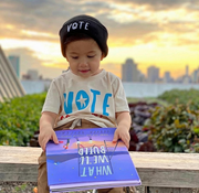 Oliver Jeffers for Happiest Baby x PiccoliNY Vote For Me Tee
