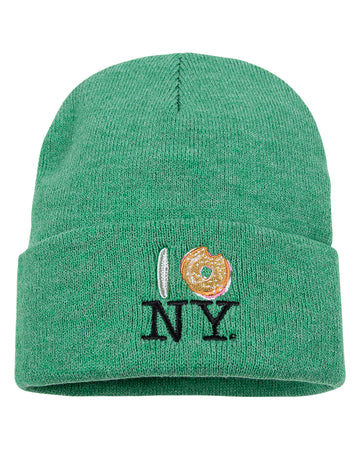 Pickle Bagel NY Knit  Beanie - Green
