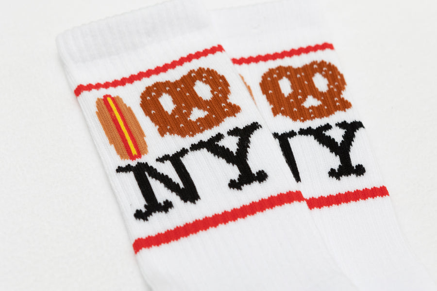 Hot Dog Pretzel NY Socks
