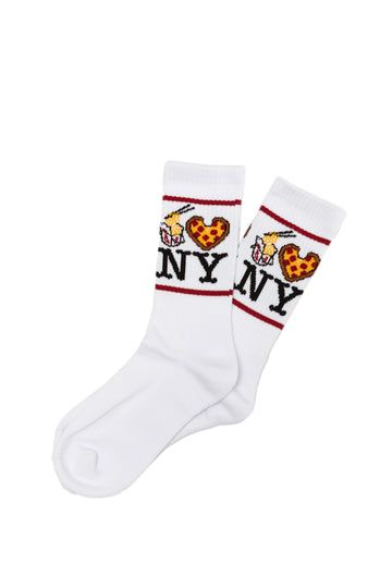 Lo Mein Pizza NY Unisex Socks