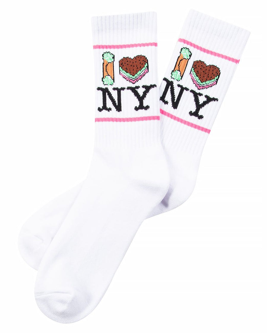 Cannoli Rainbow Cookie NY Socks
