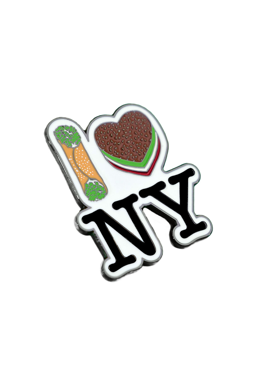 Cannoli Rainbow Cookie New York Enamel Pin